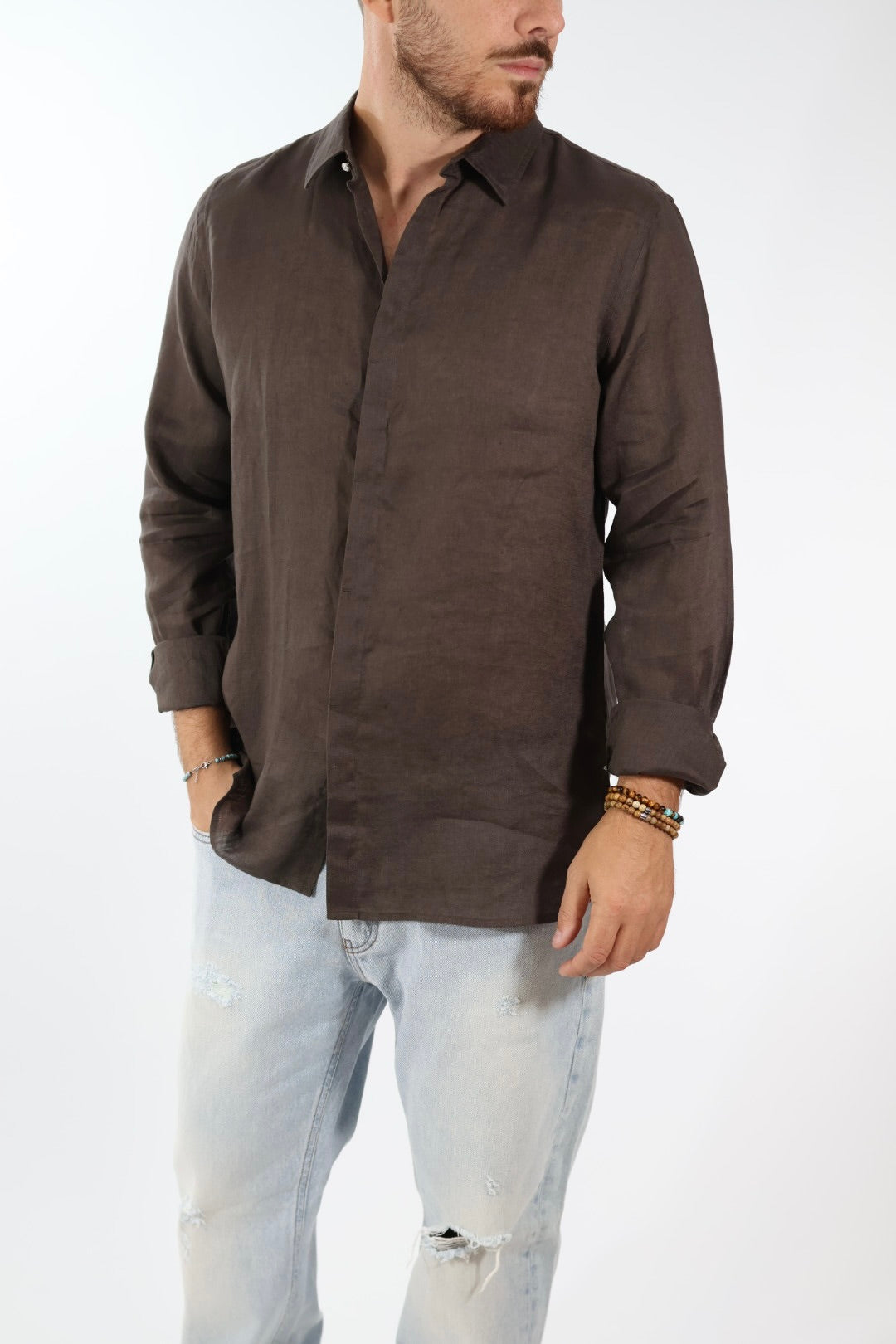 Camicia lino 251 BERNA