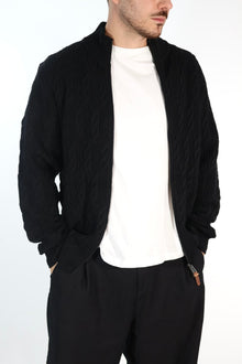 Cardigan 613 intreccio full zip  GIANNI LUPO