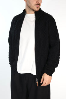 Cardigan 613 intreccio full zip  GIANNI LUPO