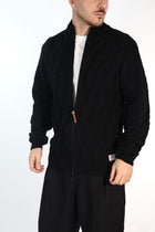 Cardigan 613 intreccio full zip  GIANNI LUPO
