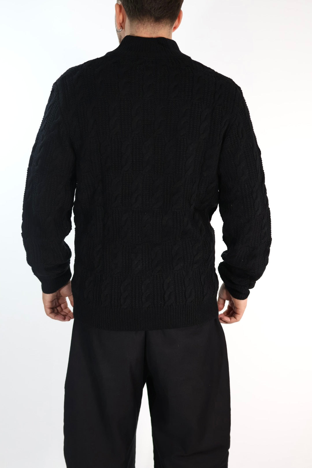 Cardigan 613 intreccio full zip  GIANNI LUPO