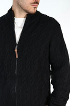 Cardigan 613 intreccio full zip  GIANNI LUPO