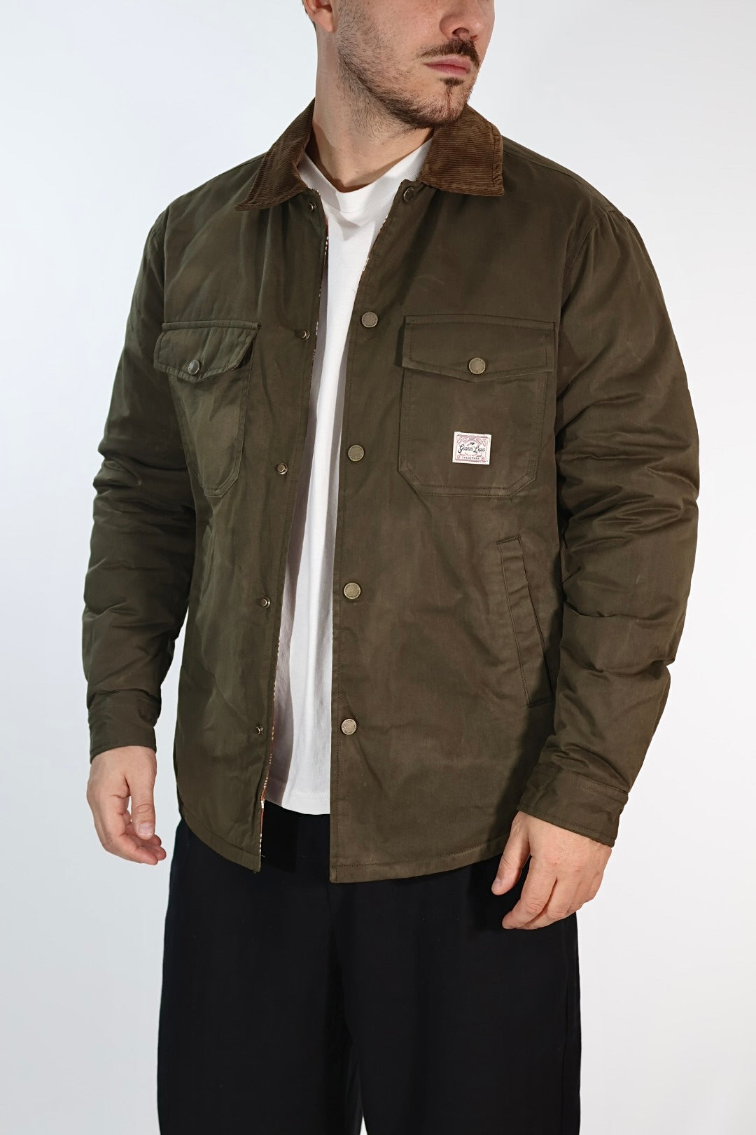 Giacca 269BD cerata collo velluto  GIANNI LUPO