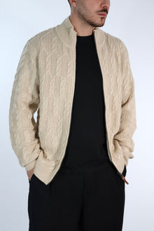 Cardigan  613 intreccio full zip  GIANNI LUPO