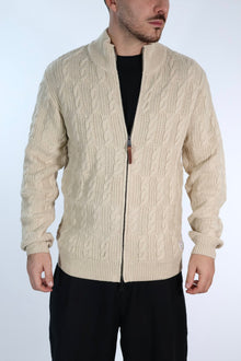 Cardigan  613 intreccio full zip  GIANNI LUPO
