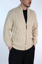 Cardigan  613 intreccio full zip  GIANNI LUPO