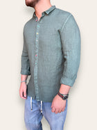 Camicia collo lino BL11