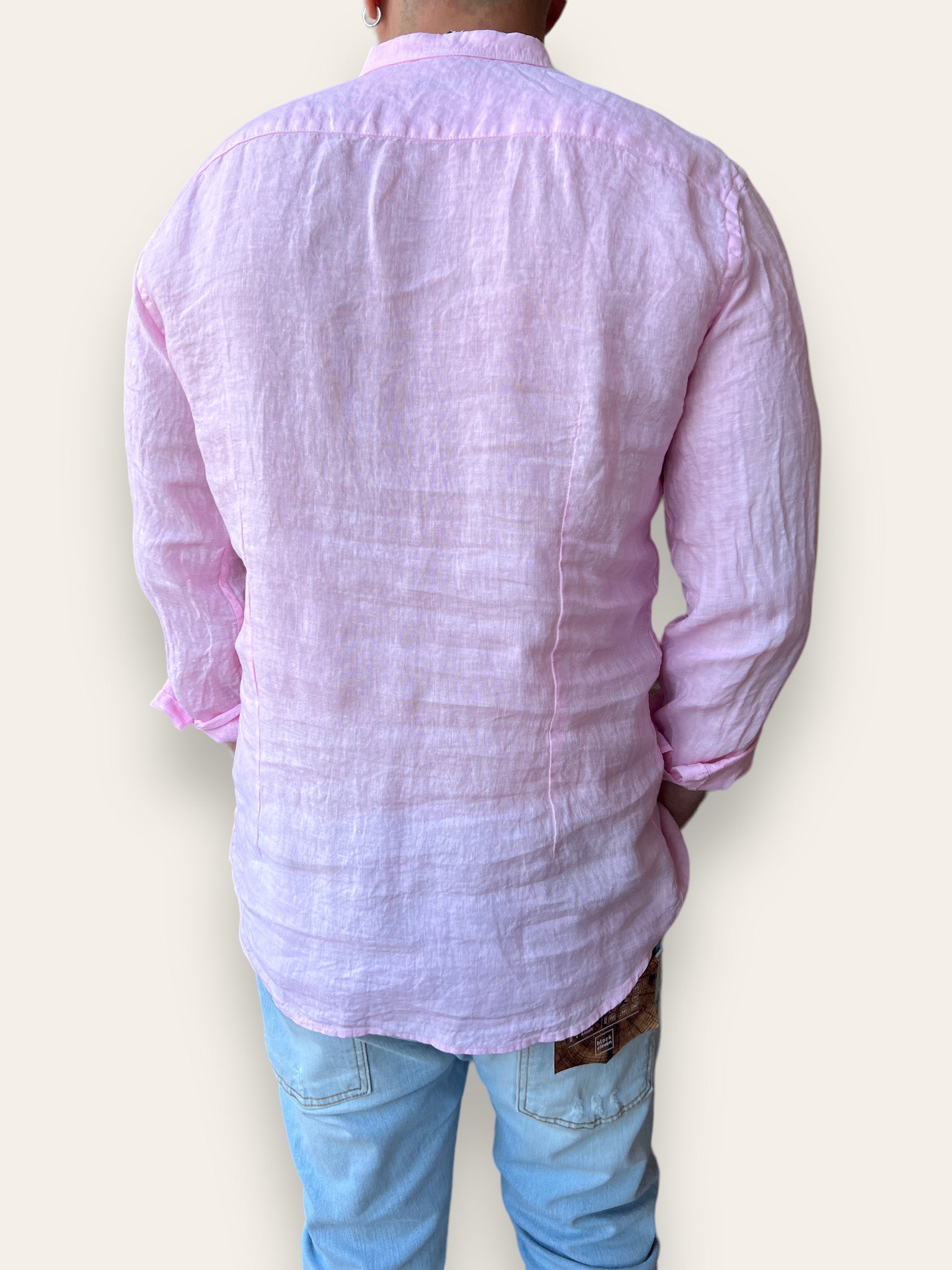 Camicia collo lino BL11