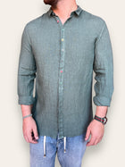 Camicia collo lino BL11