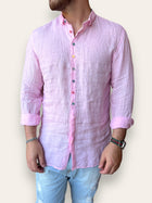 Camicia collo lino BL11