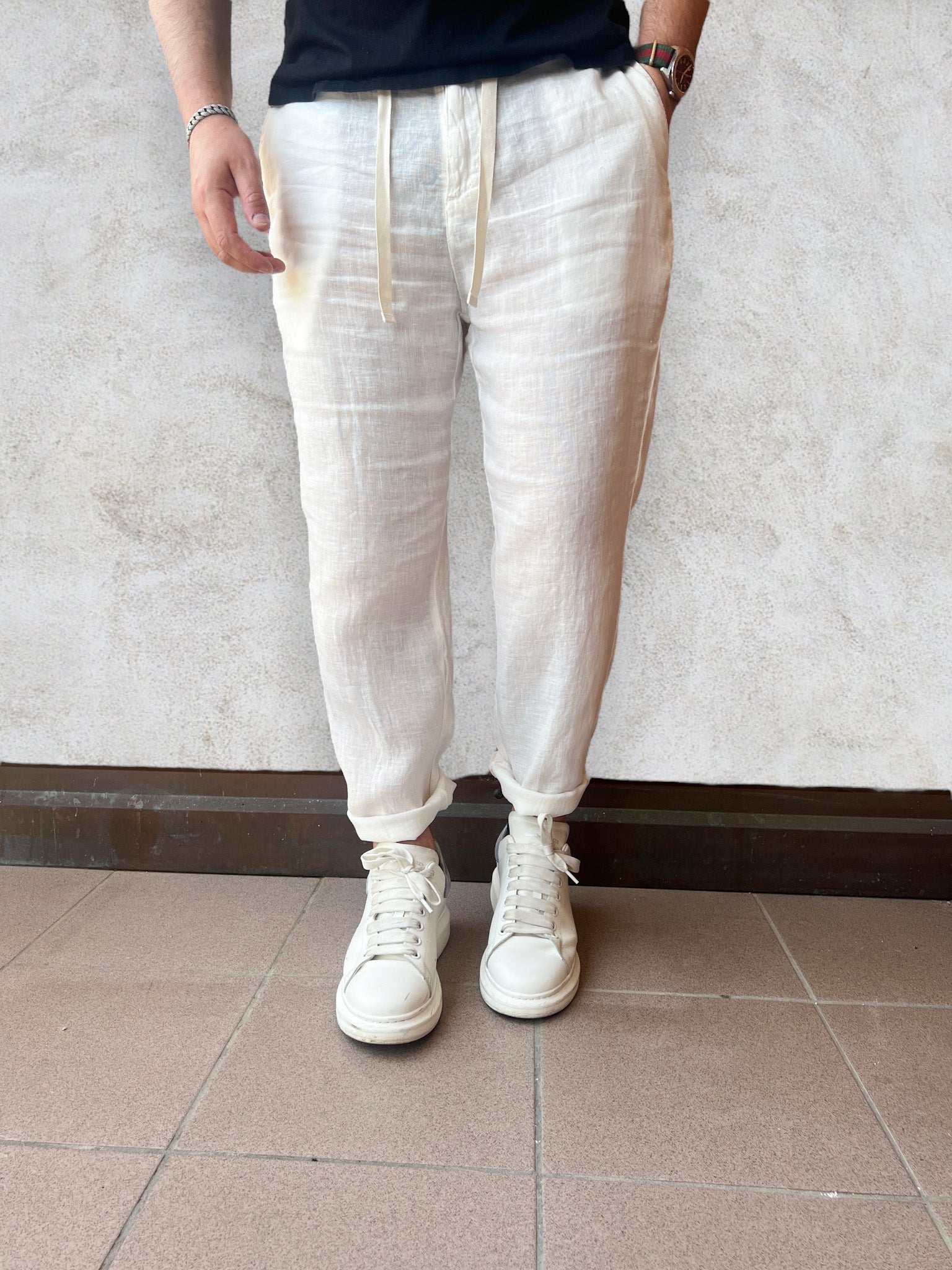 Pantalone Lino BL11