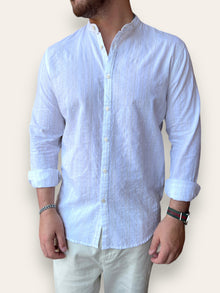 Camicia lino righe BL11