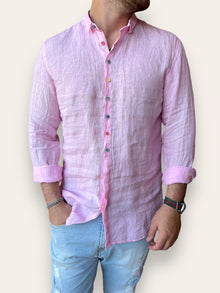 Camicia collo lino BL11