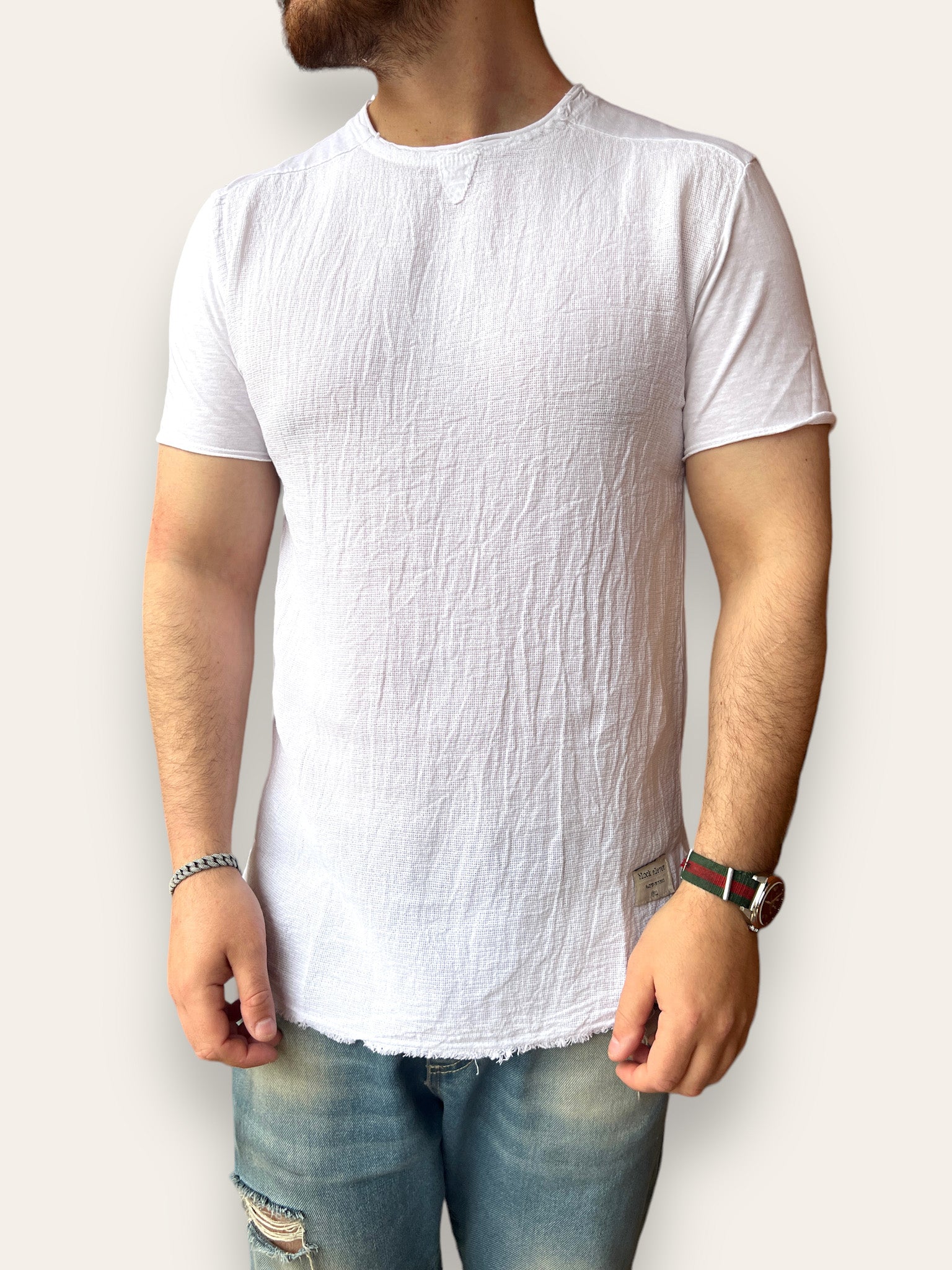 T shirt misto Lino BL11