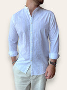 Camicia lino righe BL11