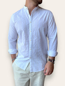Camicia lino righe BL11