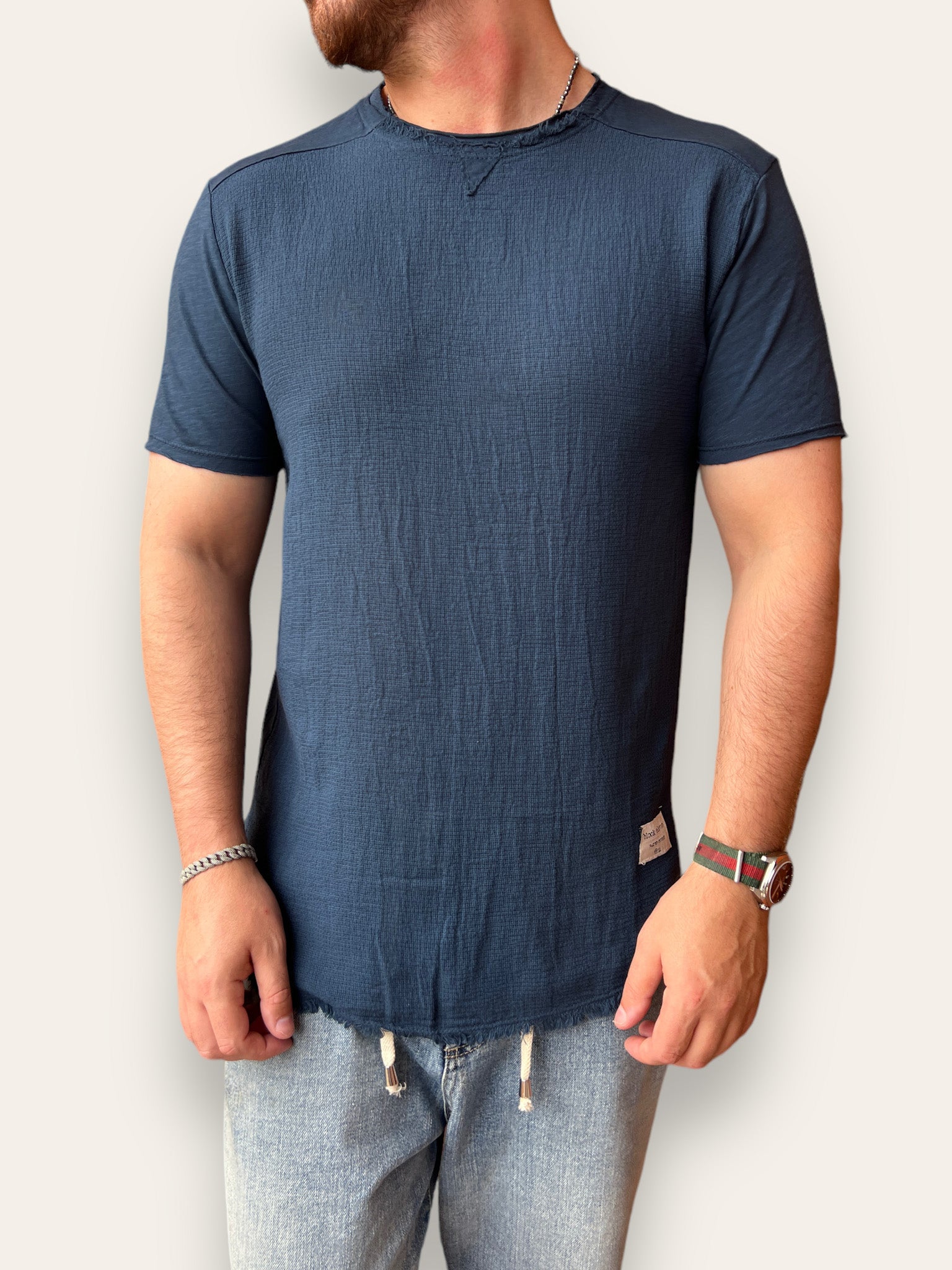 T shirt misto lino BL11