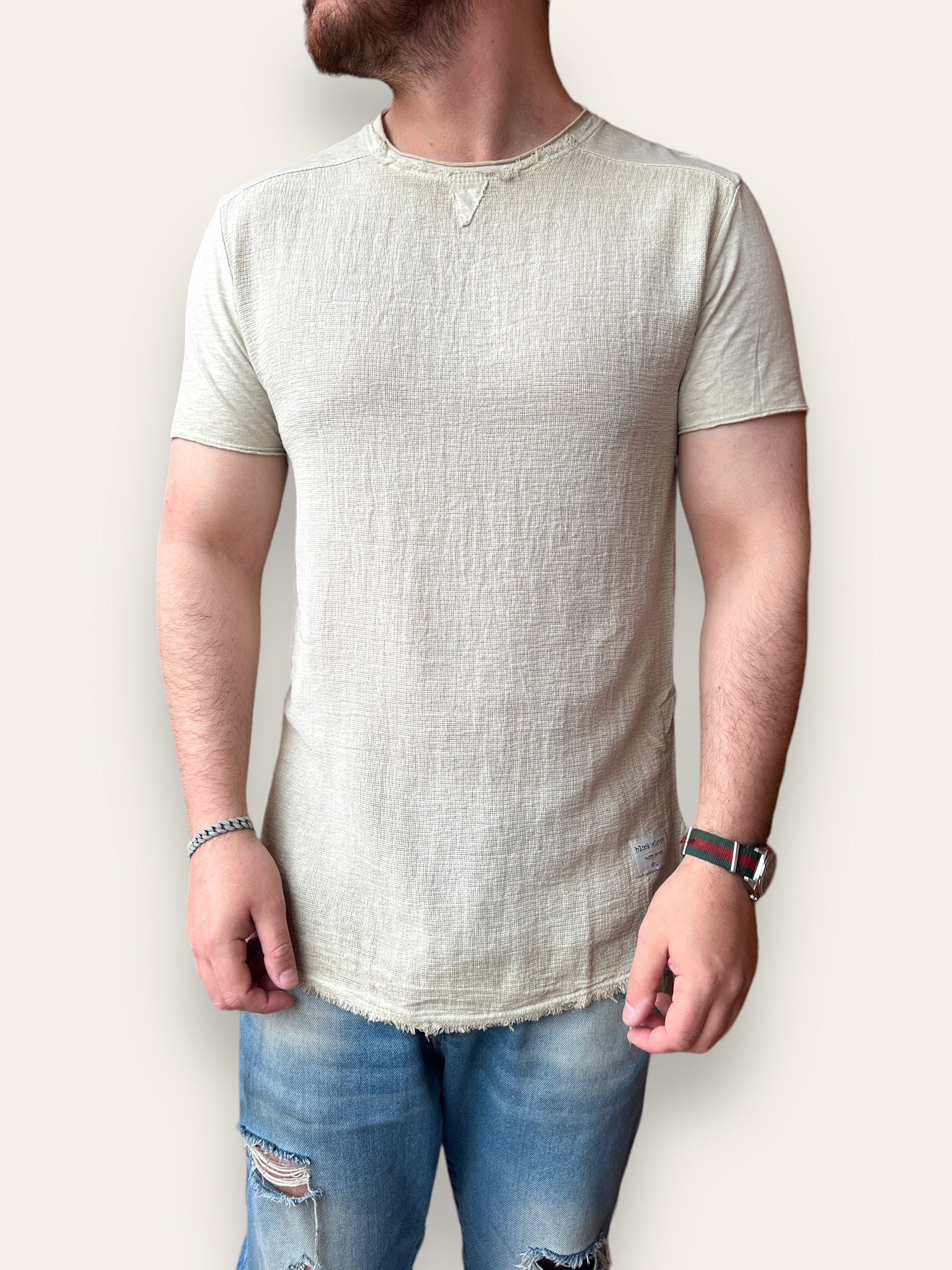 T shirt misto Lino BL11