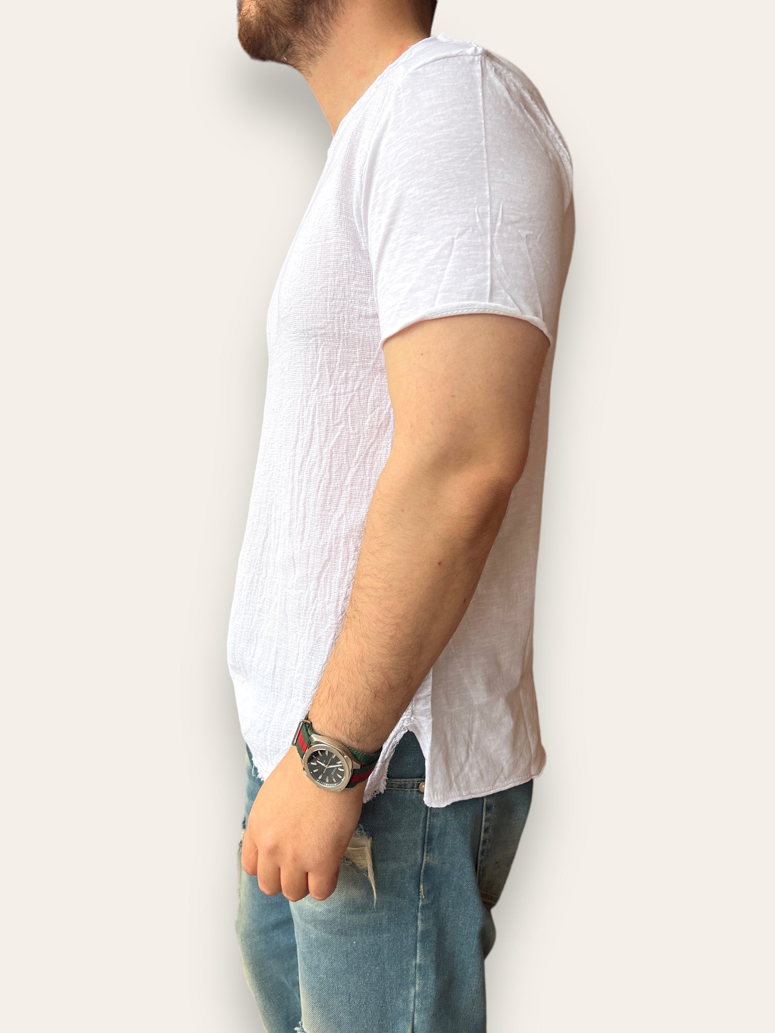 T shirt misto Lino BL11