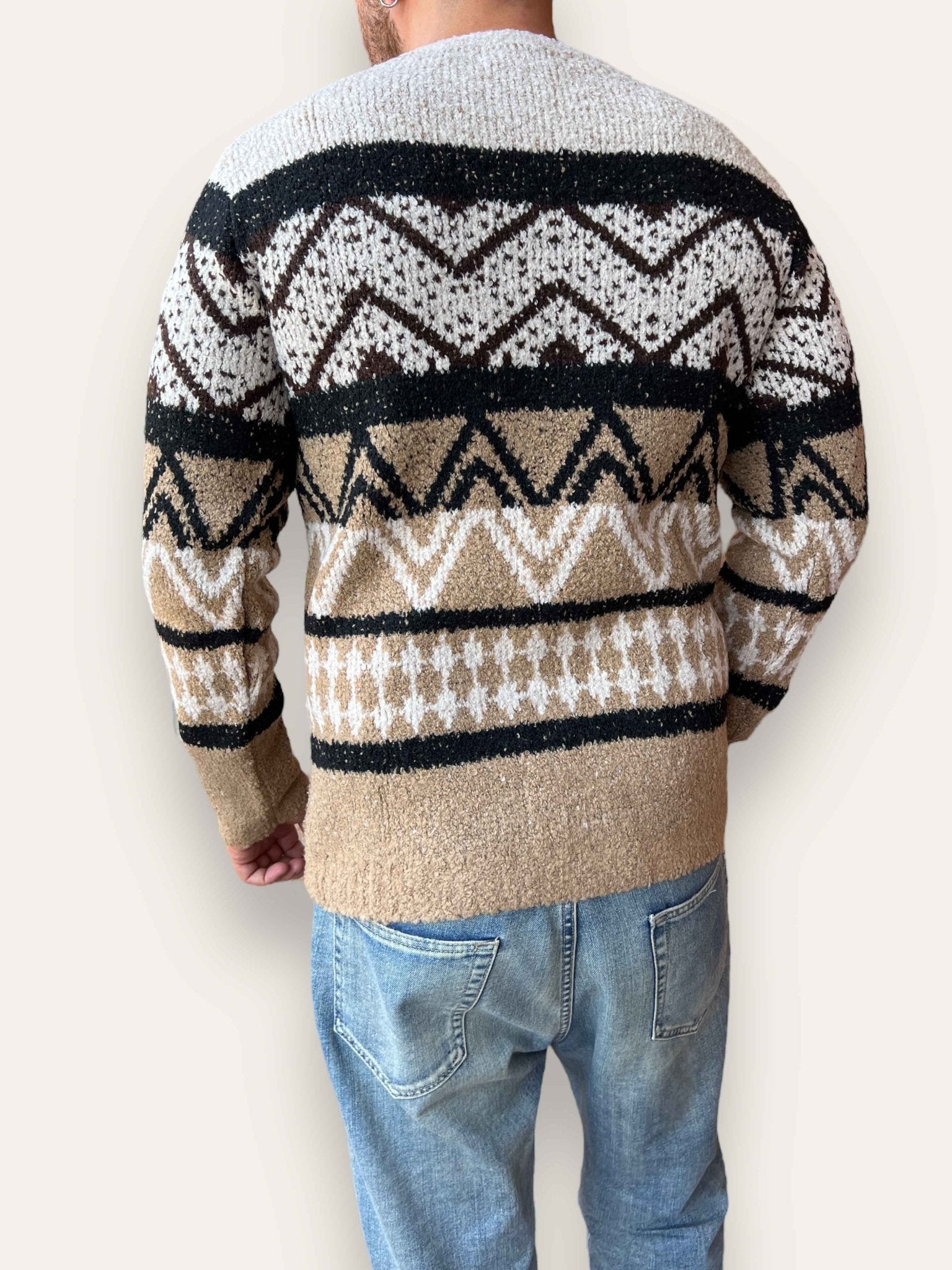 Maglione bouclè fantasia BL11