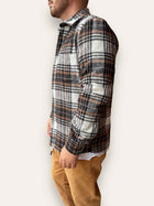 Giacca check imbottita BL11