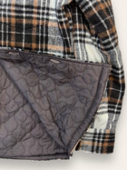 Giacca check imbottita BL11