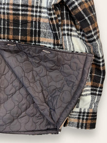 Giacca check imbottita BL11