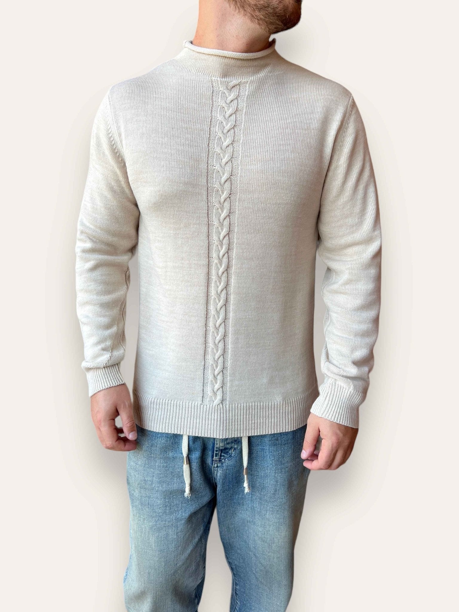 Maglione treccia KLIXS