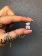 Collana teddy ARGENTO 925