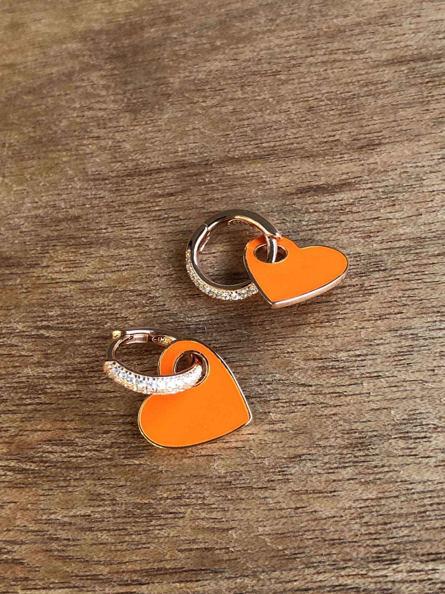 Orecchini cuore ARGENTO 925