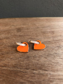 Orecchini cuore ARGENTO 925