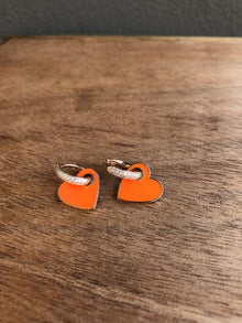 Orecchini cuore ARGENTO 925