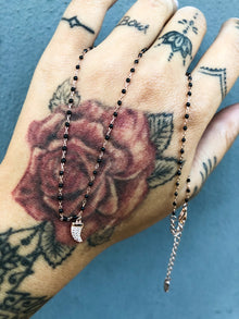 Collana corno ARGENTO 925