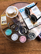 Orecchini strass SMILE