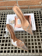 Sabot gioiello trasparente