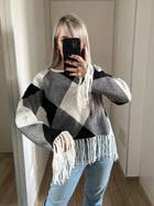 Maglione frange FRESH FLOWER
