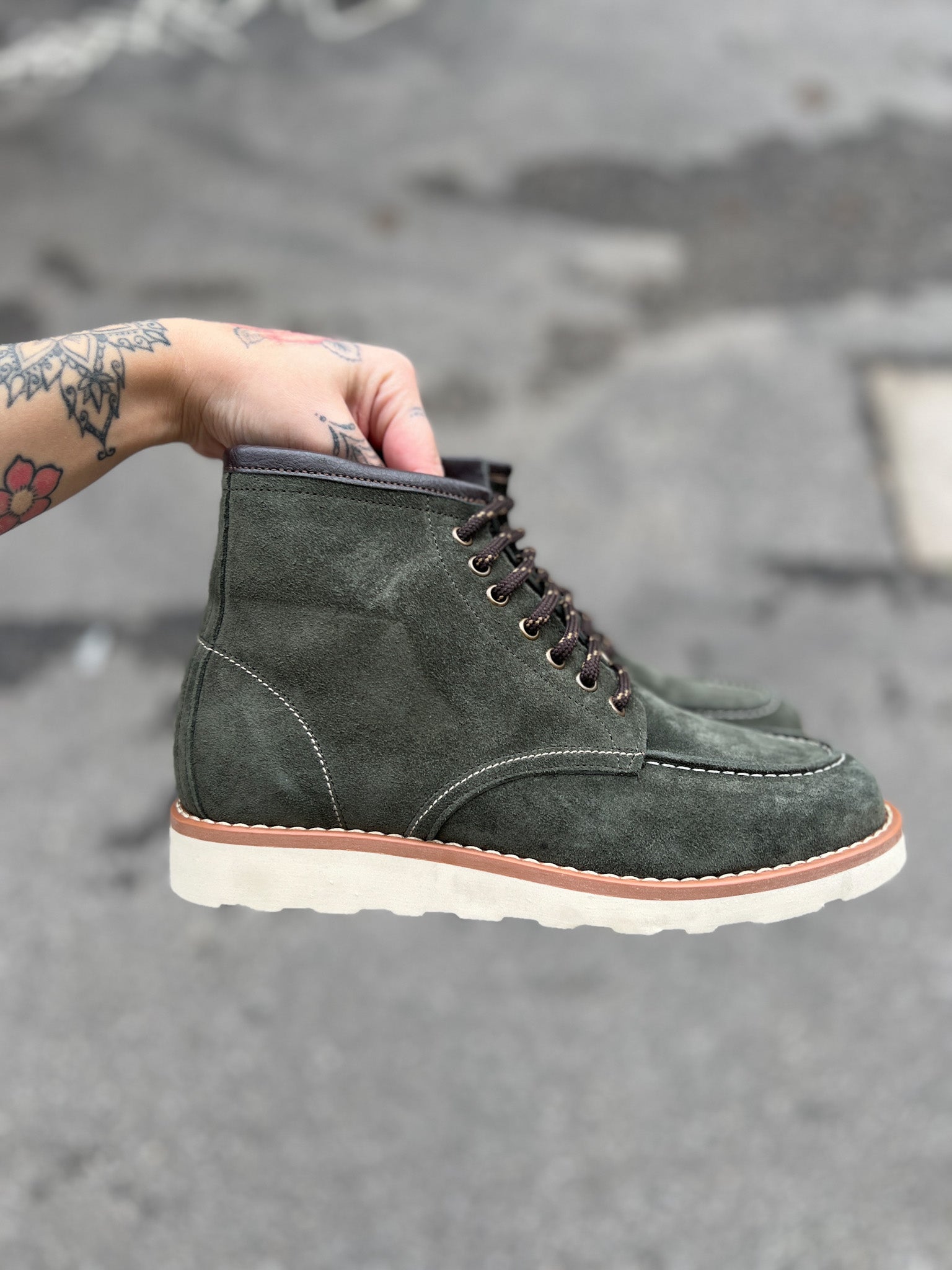 STIVALETTO CAMOSCIO LACCI FR09