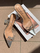 Sabot gioiello trasparente