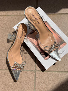 Sabot gioiello trasparente
