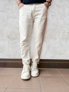 Jeans carrot finti strappi BERNA