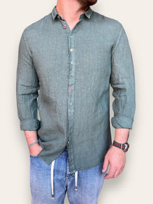 Camicia collo lino BL11