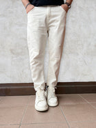 Jeans carrot finti strappi BERNA