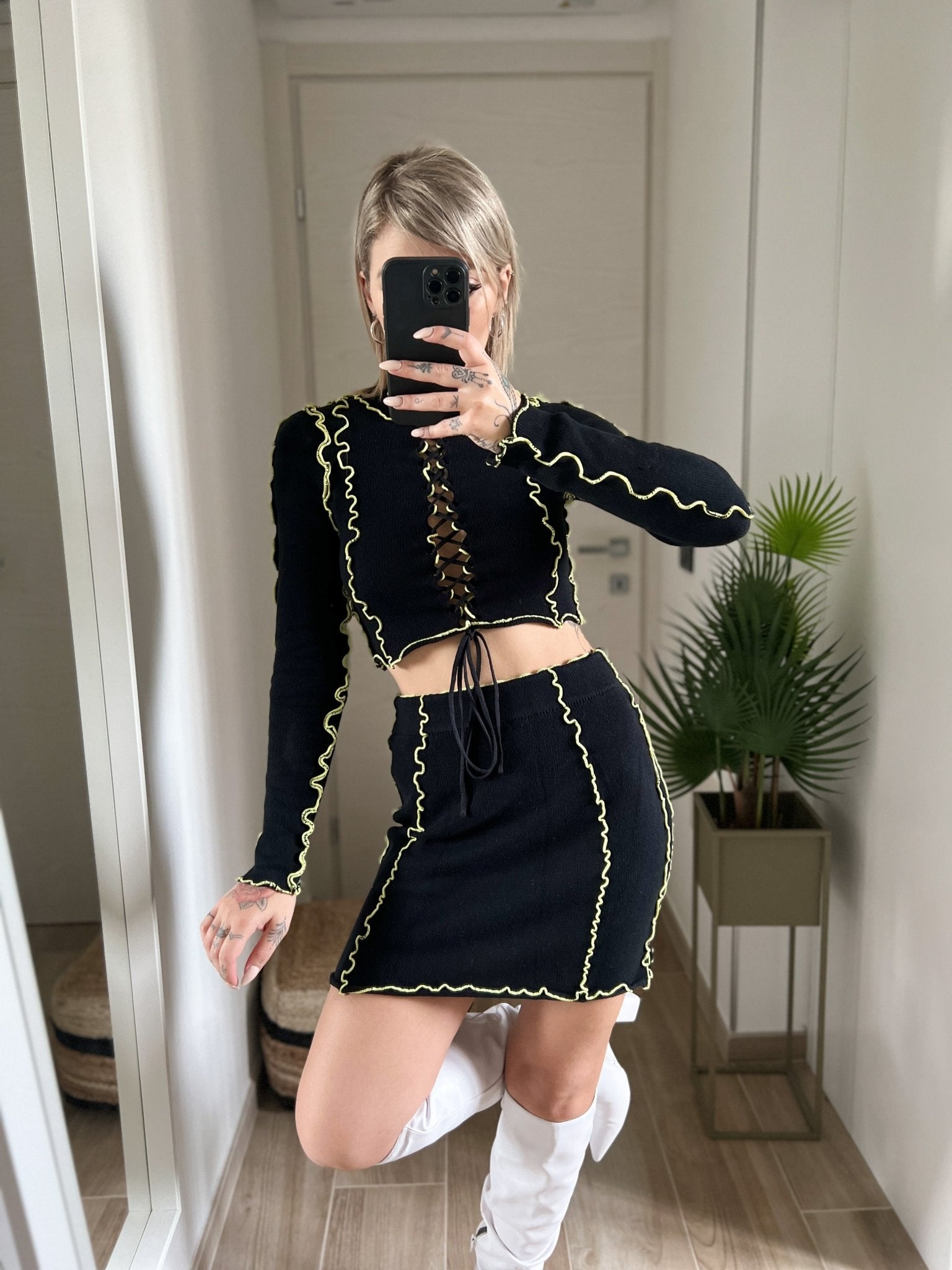 Maglia lacci GLAMOROUS