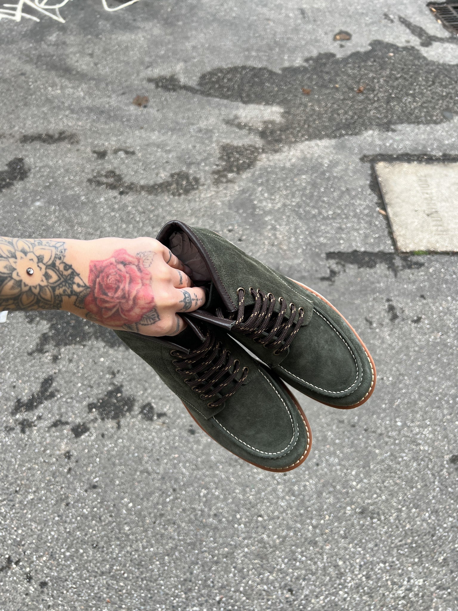 STIVALETTO CAMOSCIO LACCI FR09
