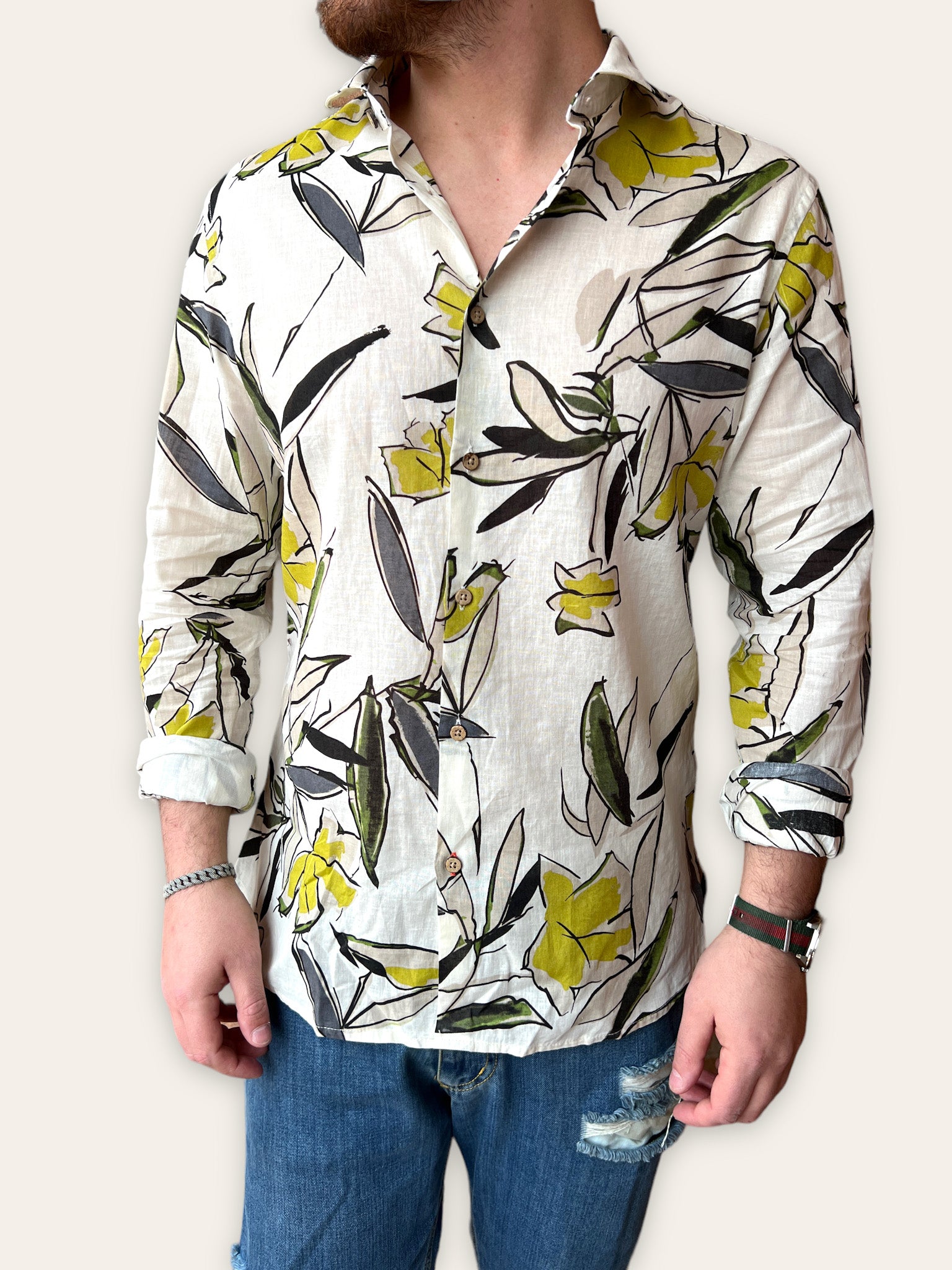 Camicia Lino YES ZEE