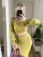 Crop in maglia GLAMOROUS