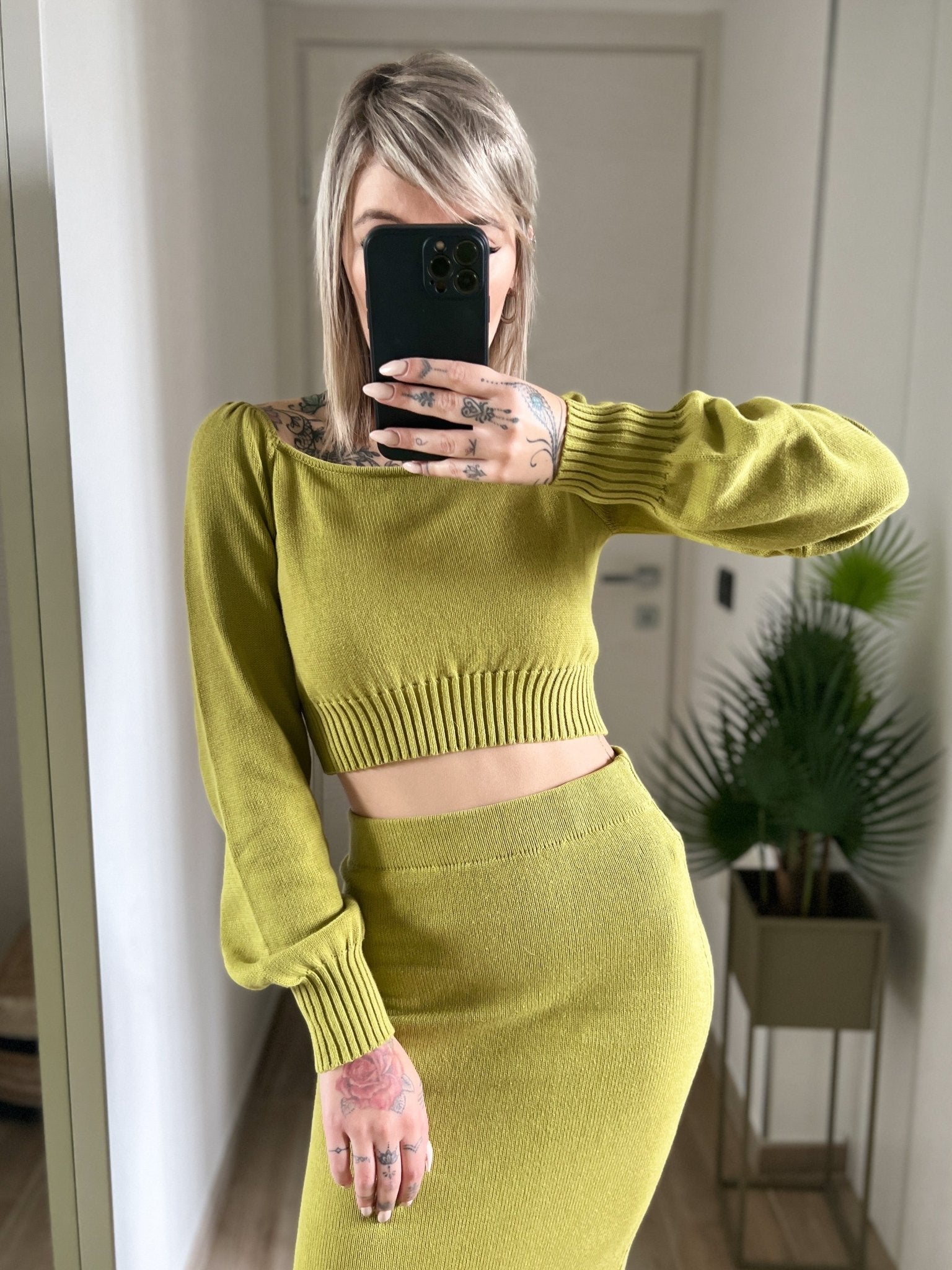 Crop in maglia GLAMOROUS