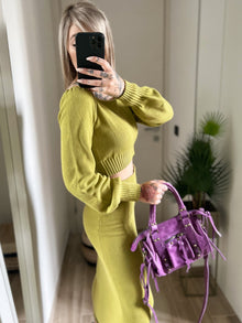 Crop in maglia GLAMOROUS