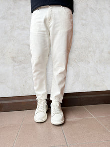 Jeans carrot finti strappi BERNA