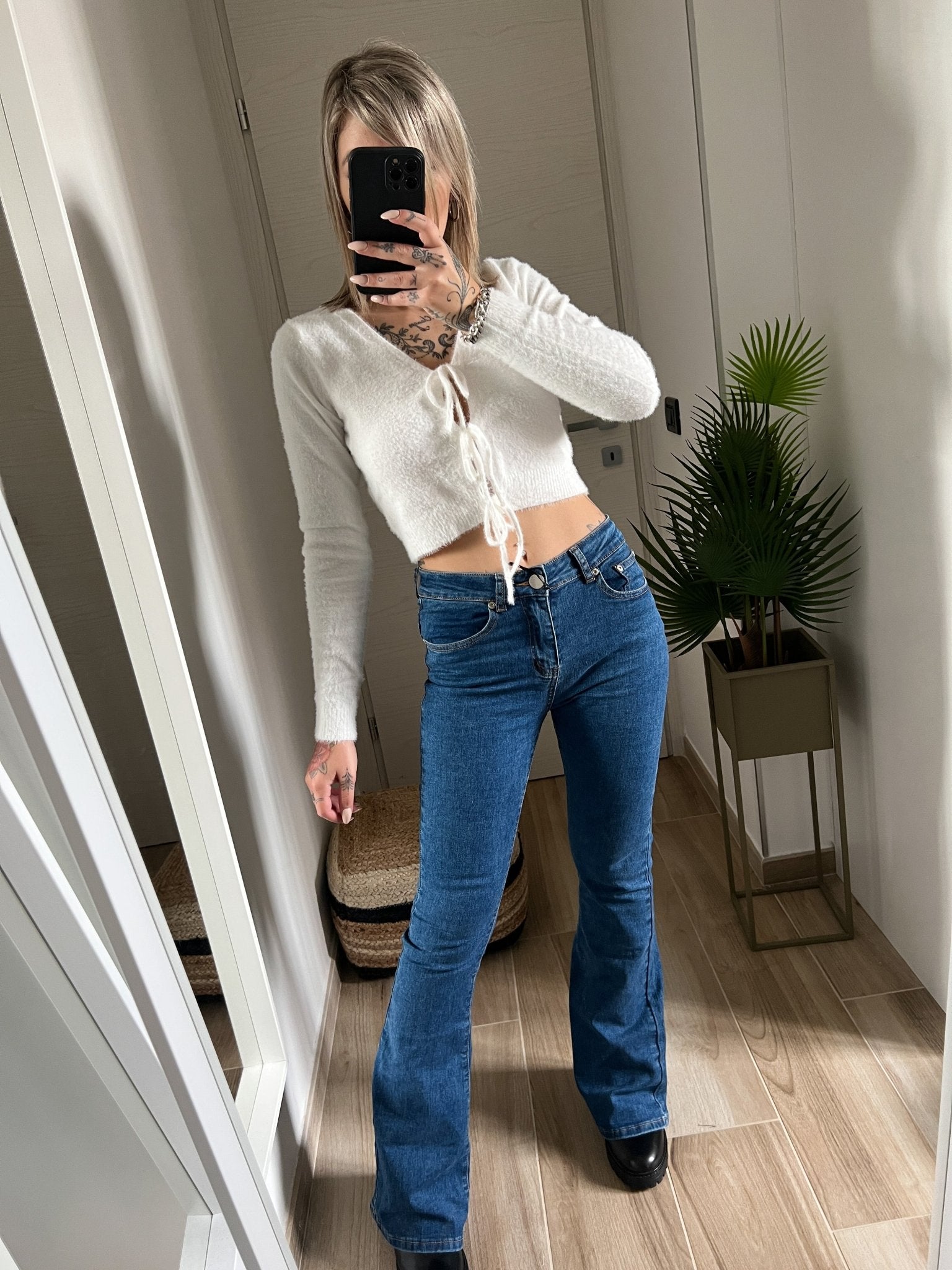 Jeans push up campana GLAMOROUS